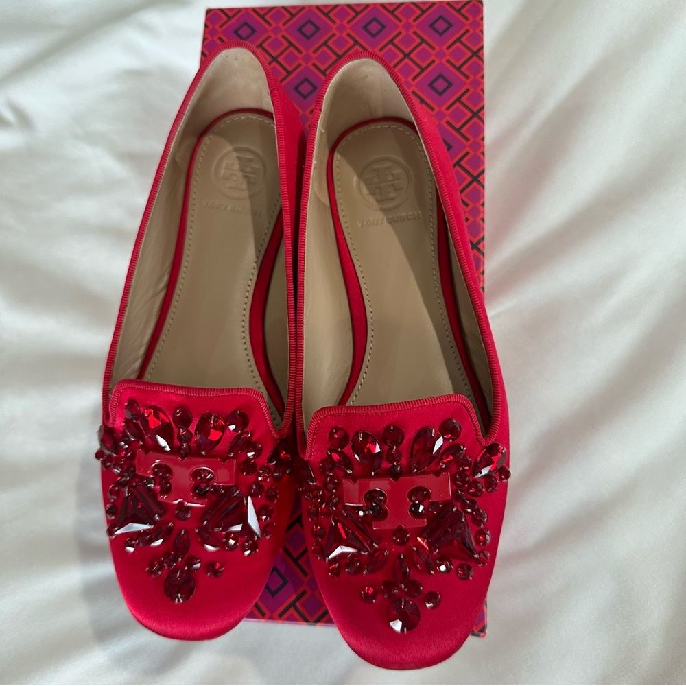 Tory Burch Satin Carmina Loafer